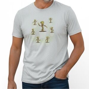 Marvel Dancing Groot White T-Shirt